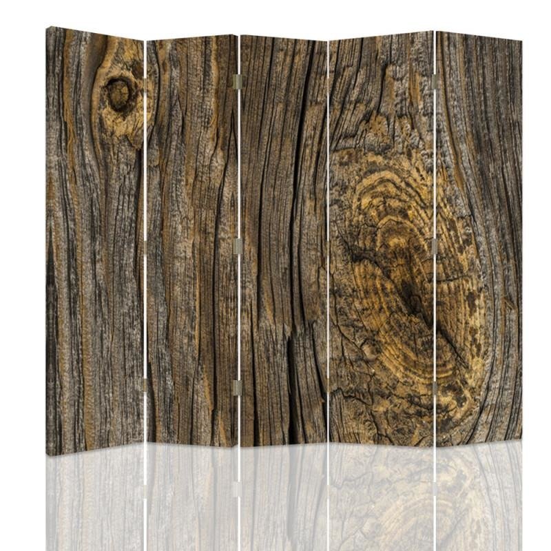 Aizslietnis, 5 paneļi, Divpusējs, kanva, Wood Boards 2 