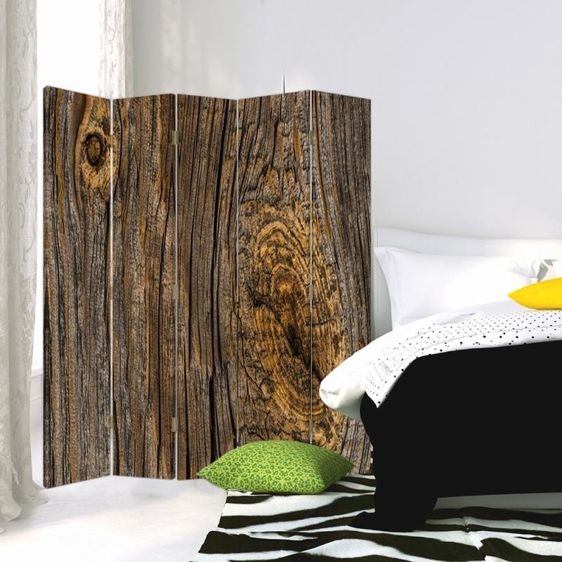 Aizslietnis, 5 paneļi, Divpusējs, kanva, Wood Boards 2 