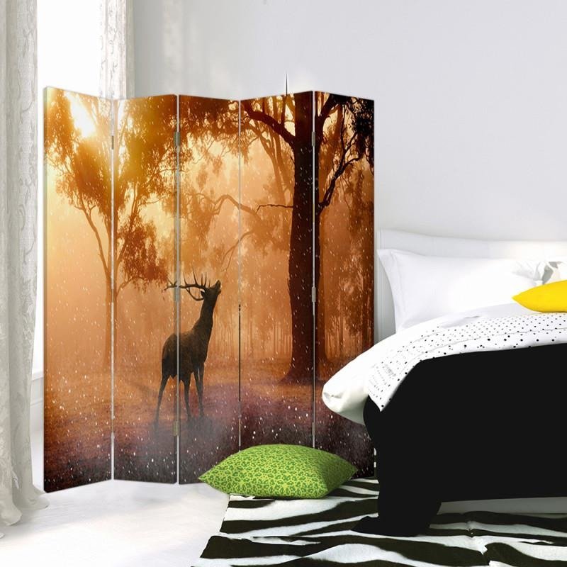 Aizslietnis, 5 paneļi, Divpusējs, kanva, The Deer Rut 