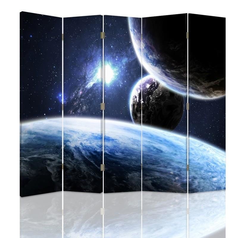 Aizslietnis, 5 paneļi, Divpusējs, kanva, Space 