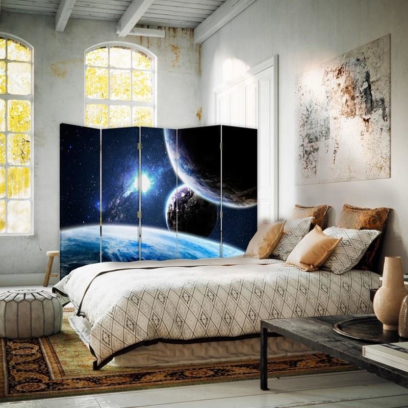 Aizslietnis, 5 paneļi, Divpusējs, kanva, Space 