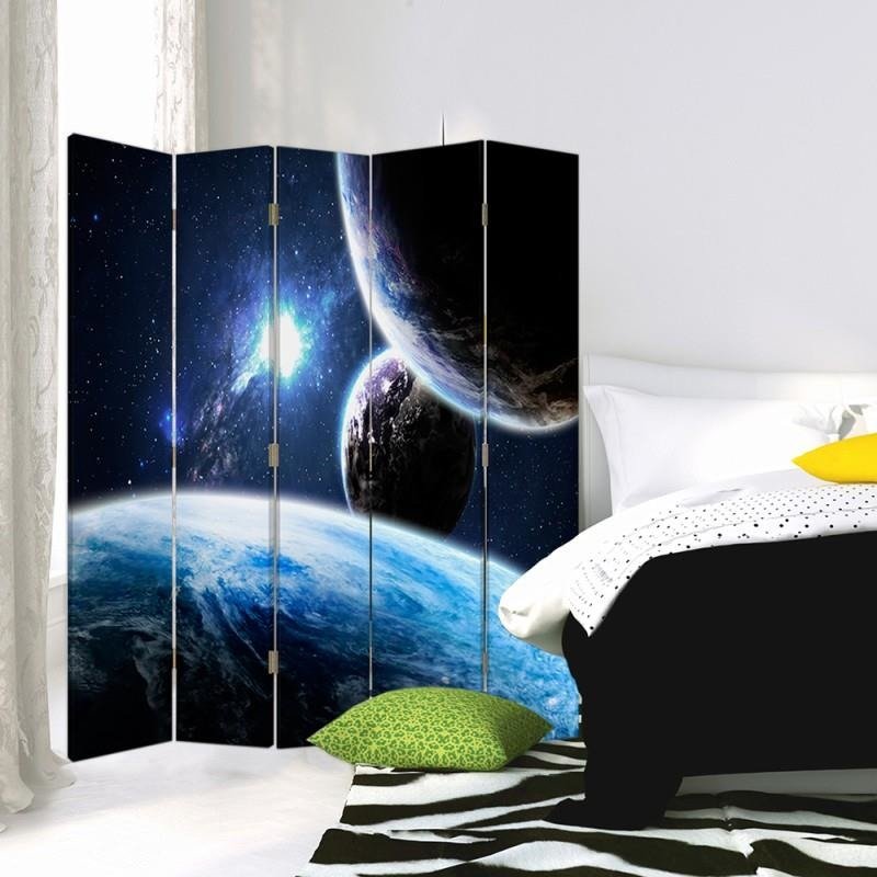 Aizslietnis, 5 paneļi, Divpusējs, kanva, Space 