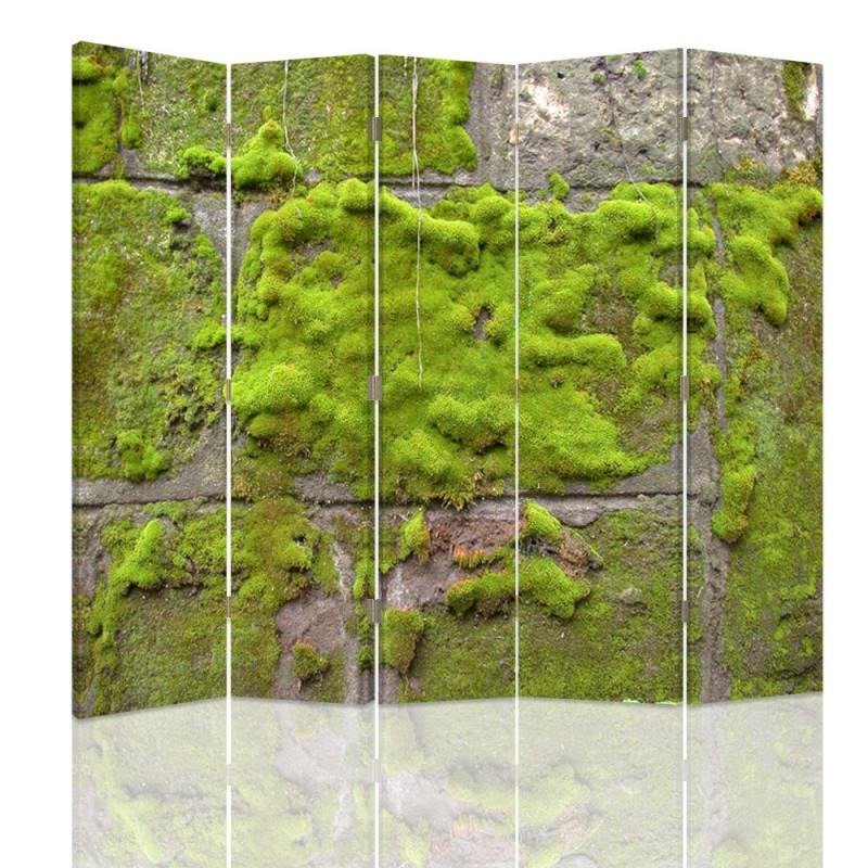 Aizslietnis, 5 paneļi, Divpusējs, kanva, Moss On The Wall 