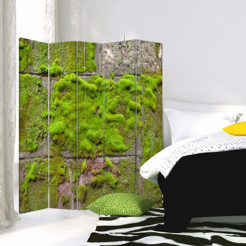 Aizslietnis, 5 paneļi, Divpusējs, kanva, Moss On The Wall 