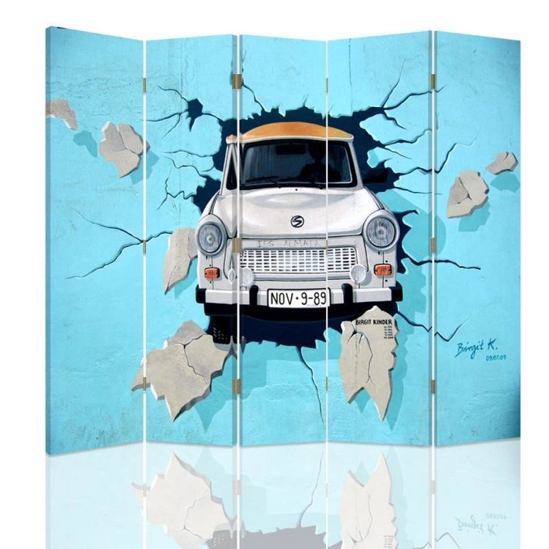 Aizslietnis, 5 paneļi, Divpusējs, kanva, Trabant - A Car 
