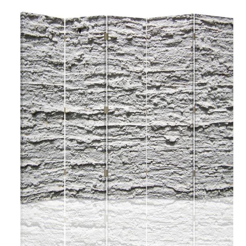 Aizslietnis, 5 paneļi, Divpusējs, kanva, Gray Plaster 