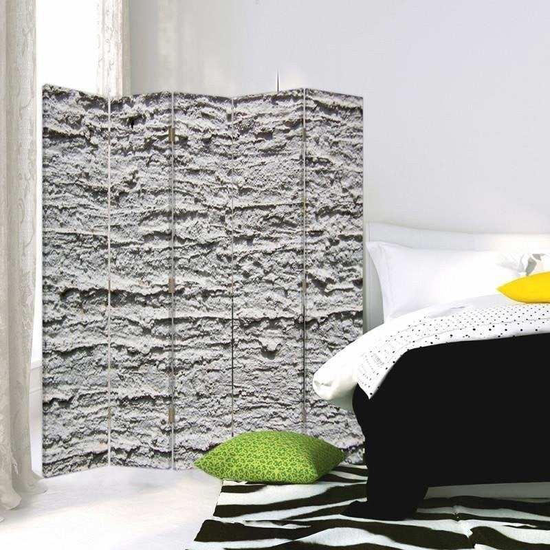 Aizslietnis, 5 paneļi, Divpusējs, kanva, Gray Plaster 