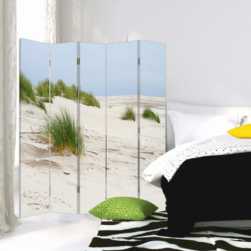 Aizslietnis, 5 paneļi, Divpusējs, kanva, Sand Dunes 