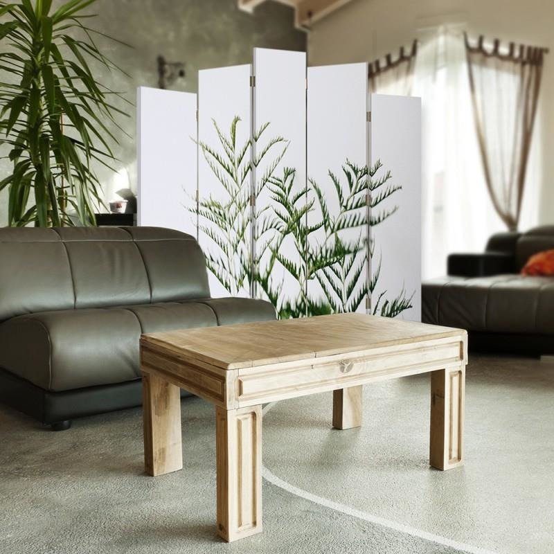 Decorative Aizslietnis, 5 paneļi, Divpusējs, kanva, Green Plant 