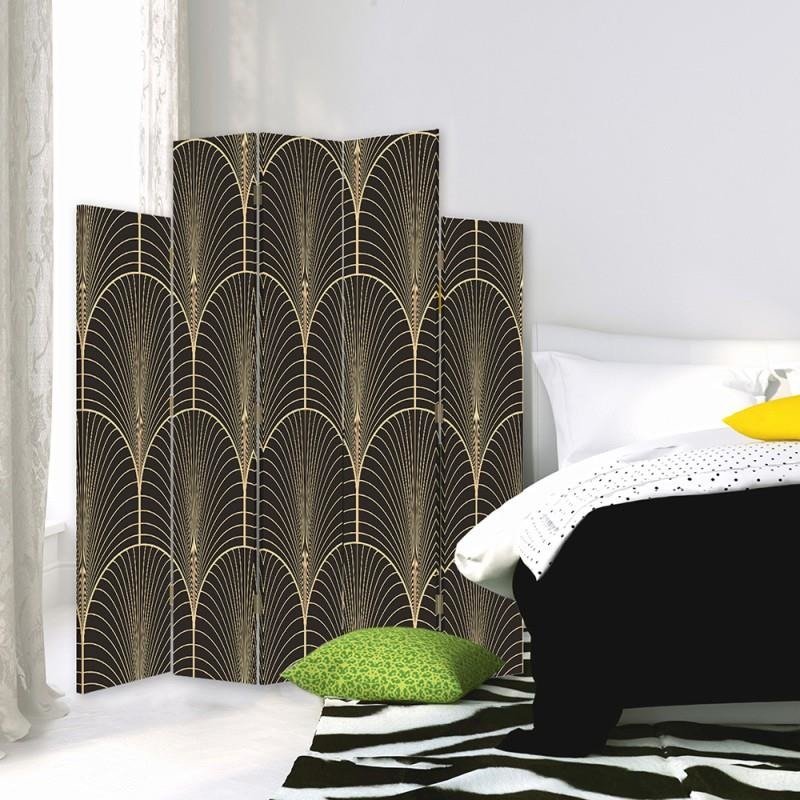 Decorative Aizslietnis, 5 paneļi, Divpusējs, kanva, Geometric Forms 