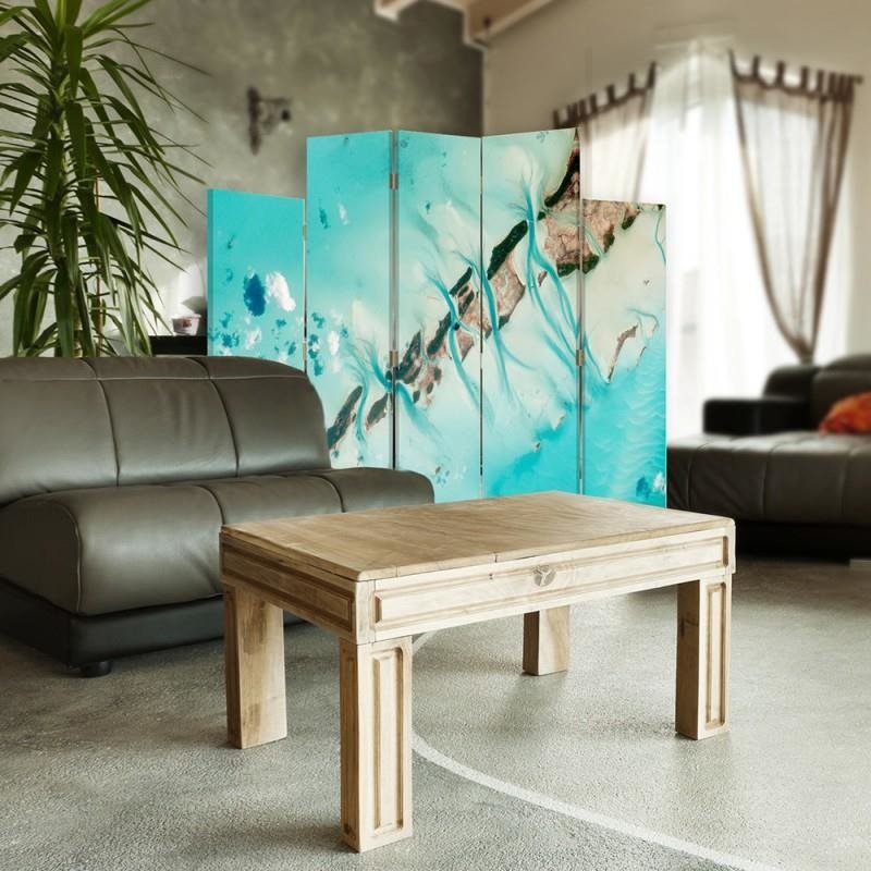 Decorative Aizslietnis, 5 paneļi, Divpusējs, kanva, Water Abstraction 