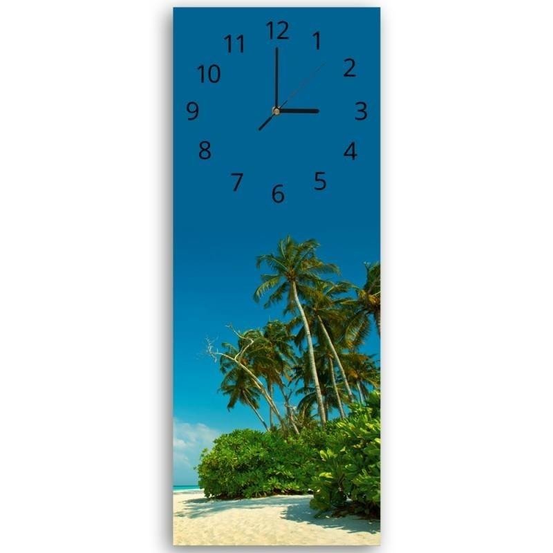 Dekoratīvais sienas pulkstenis Tropical beach 
