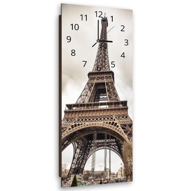 Dekoratīvais sienas pulkstenis Eiffel Tower 2 