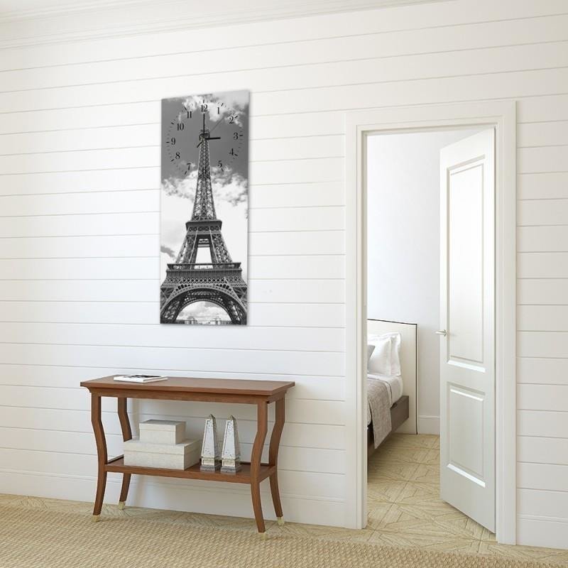 Dekoratīvais sienas pulkstenis Eiffel Tower 