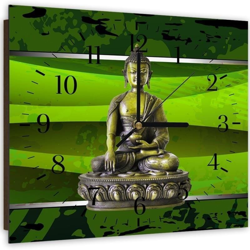 Dekoratīvais sienas pulkstenis Buddha in color 