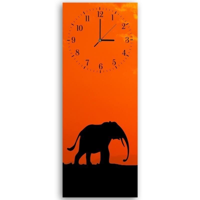 Dekoratīvais sienas pulkstenis The wandering elephant 