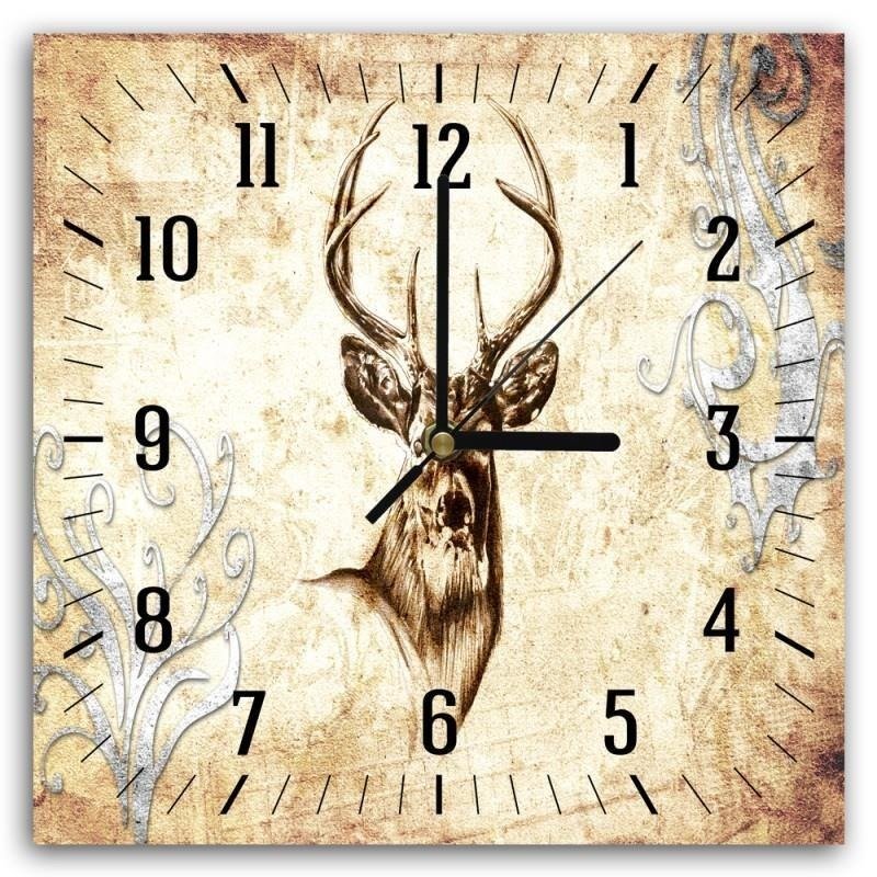 Dekoratīvais sienas pulkstenis Deer 4 
