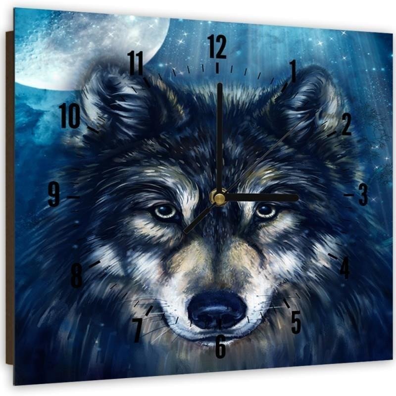 Dekoratīvais sienas pulkstenis Wolf 3 
