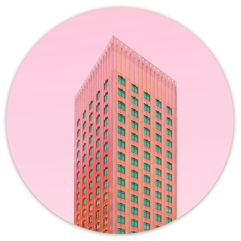 Dekoratīvais panelis - Pink building 