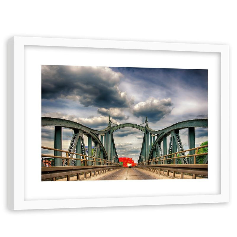 Glezna baltā rāmī - The Great Iron Bridge 