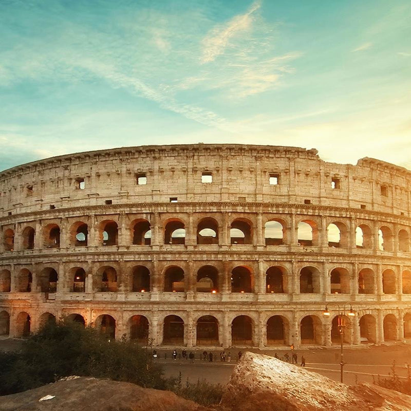 Glezna baltā rāmī - Roman Colosseum 