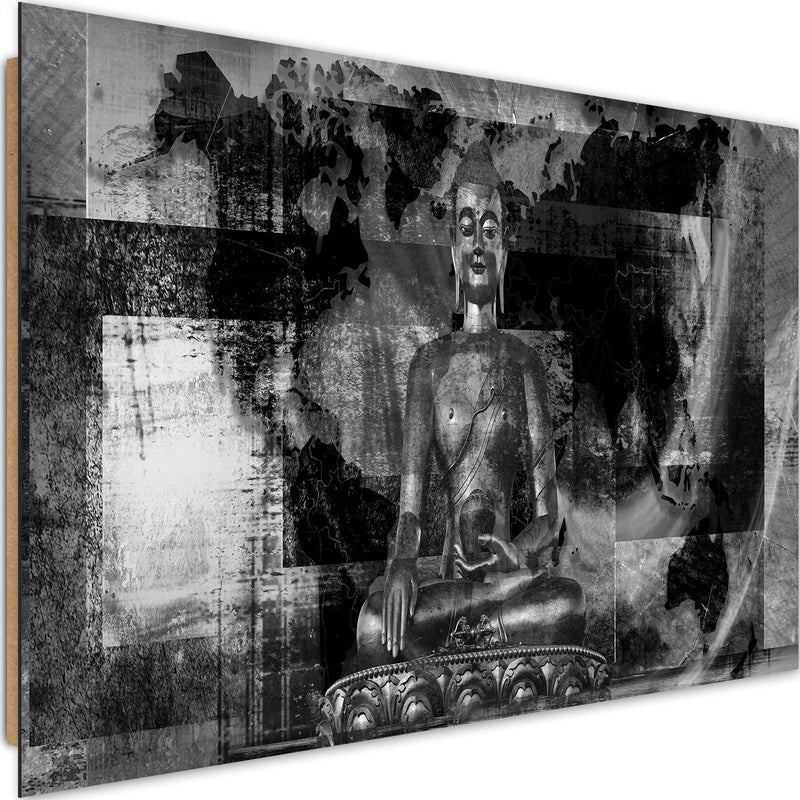 Dekoratīvais panelis - Buddha And Abstract Background 3 