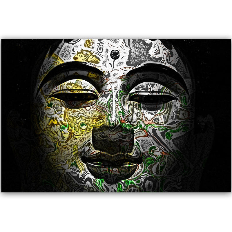 Dekoratīvais panelis - Face Of Buddha In Patterns 