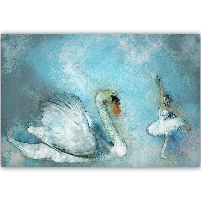 Dekoratīvais panelis - Swan And Ballerina 