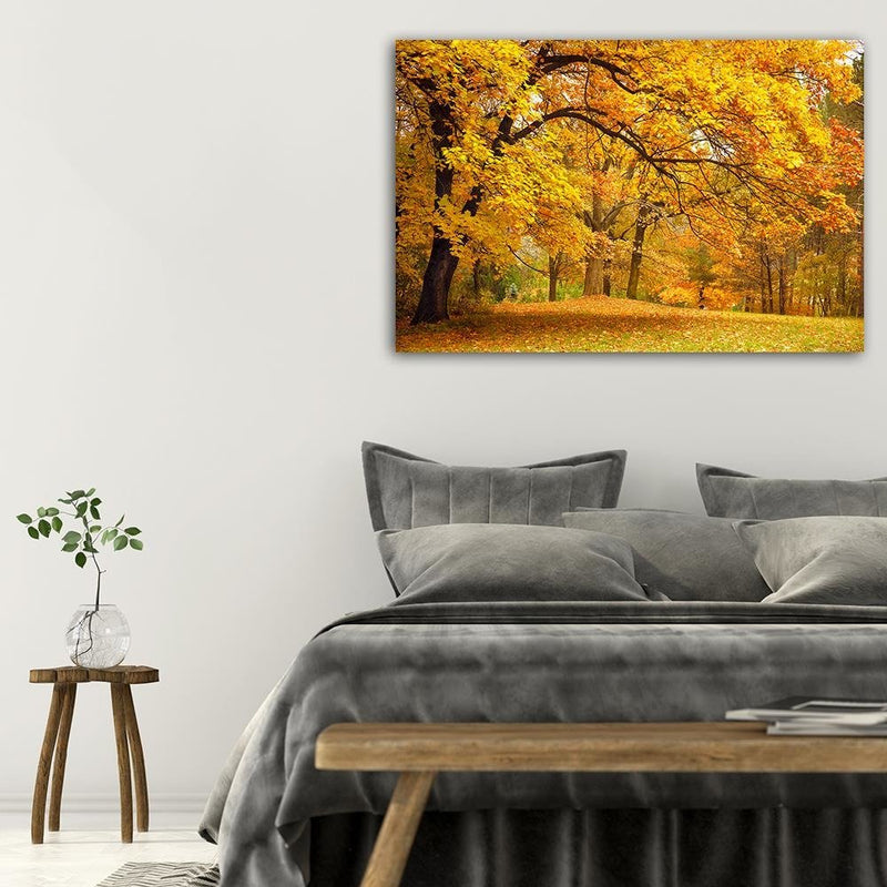 Dekoratīvais panelis - Yellow Autumn Trees 