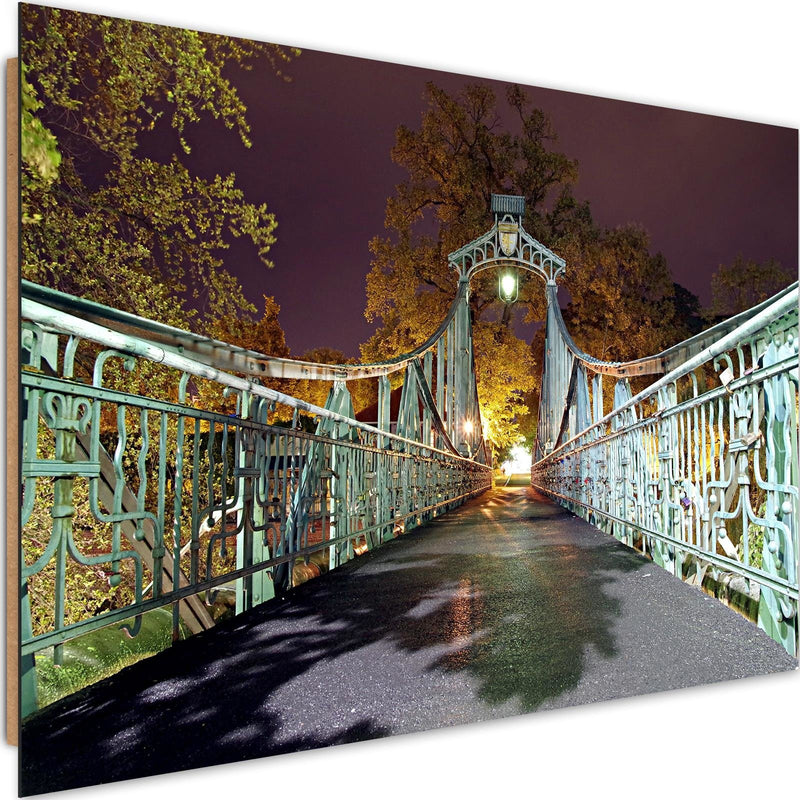 Dekoratīvais panelis - Old Bridge With A Lantern 