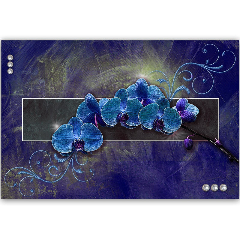 Dekoratīvais panelis - Orchid Color Blue 