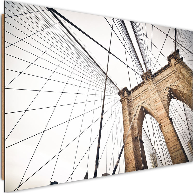 Dekoratīvais panelis - The Design Of The Brooklyn Bridge 