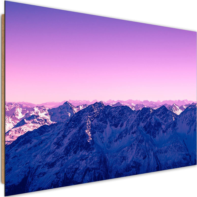 Dekoratīvais panelis - Purple Sunrise In The Mountains 