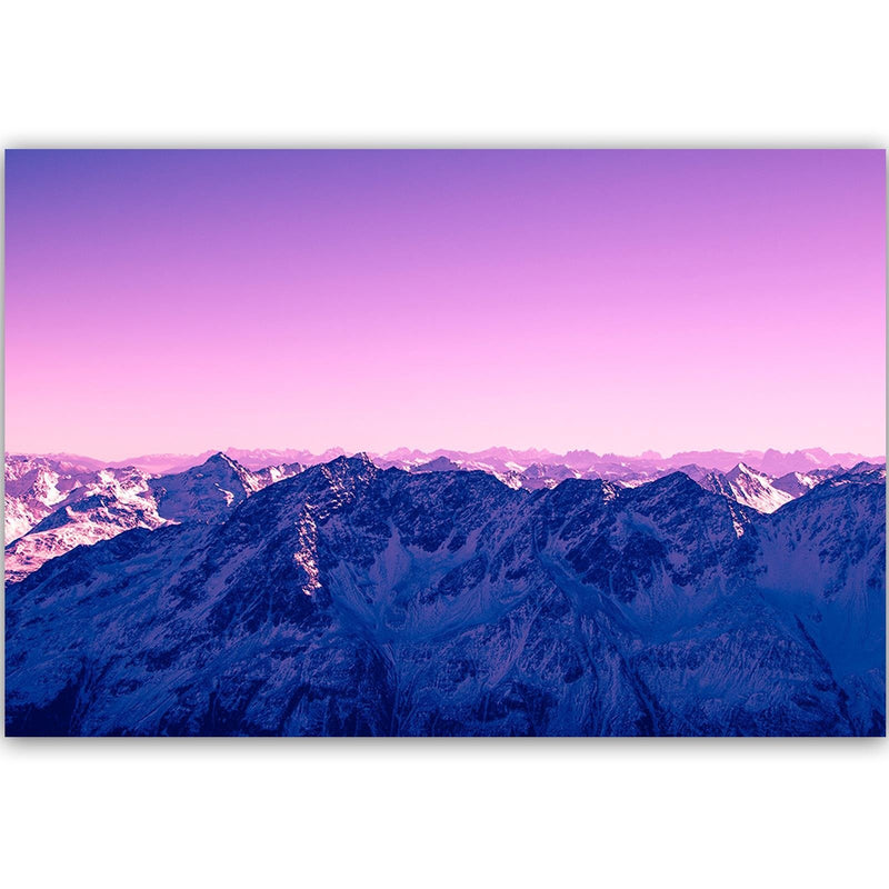 Dekoratīvais panelis - Purple Sunrise In The Mountains 