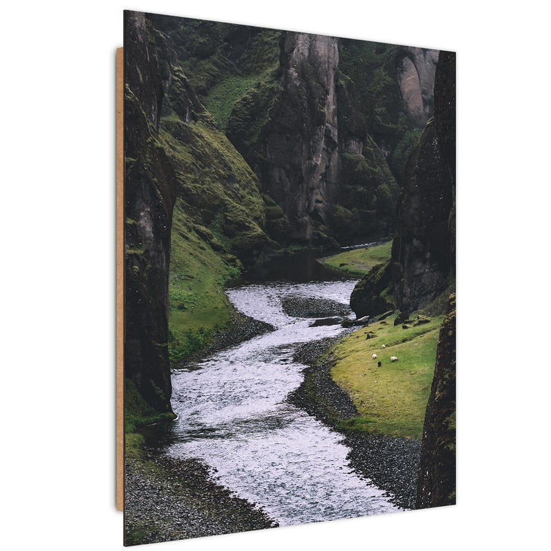 Dekoratīvais panelis - Stream In The Mountains 