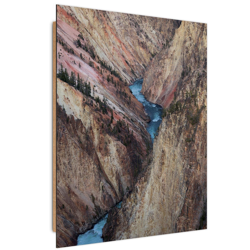 Dekoratīvais panelis - Wild River Among The Rocks 