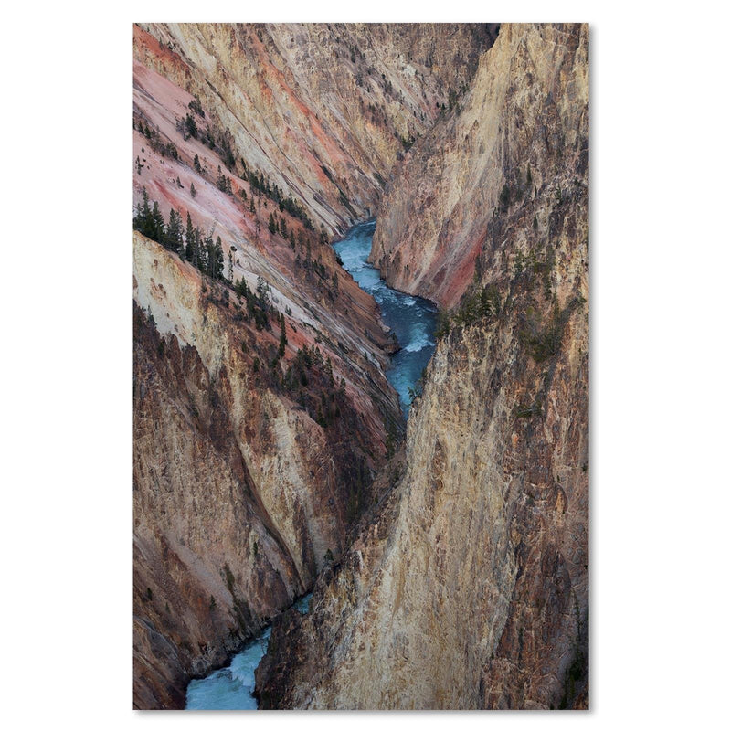 Dekoratīvais panelis - Wild River Among The Rocks 