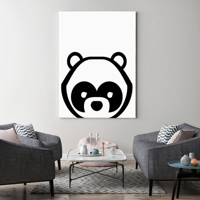 Dekoratīvais panelis - Contrast Panda 
