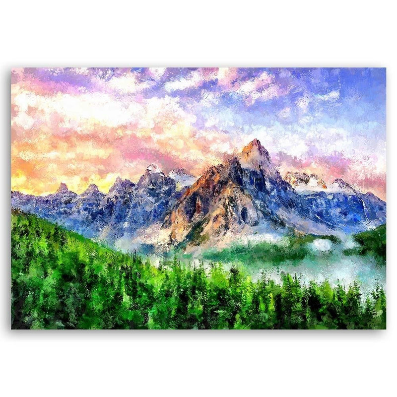 Dekoratīvais panelis - Mountains Sunshine 