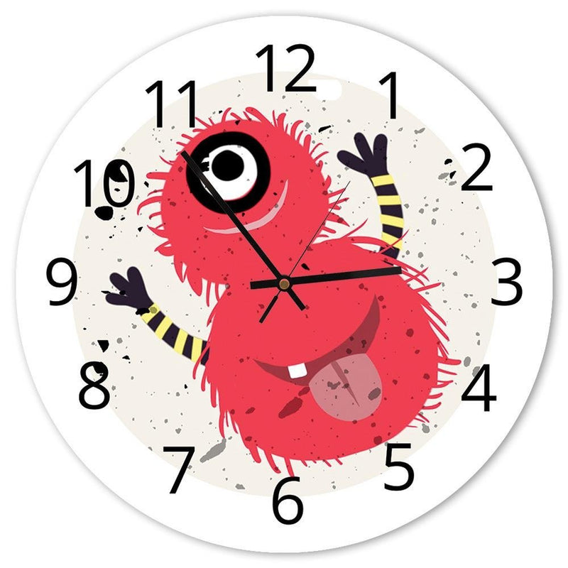 Dekoratīvais sienas pulkstenis The red creature  