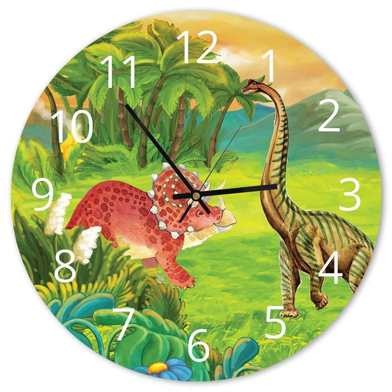 Dekoratīvais sienas pulkstenis The era of dinosaurs  