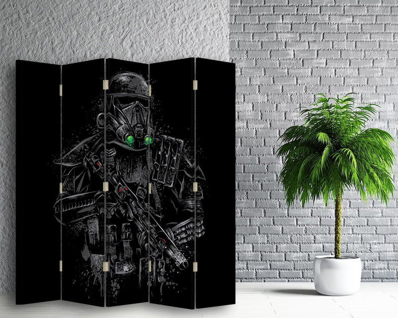 Aizslietnis, 5 paneļi, Vienpusīgs, kanva, Galactic soldier 