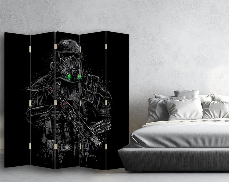 Aizslietnis, 5 paneļi, Vienpusīgs, kanva, Galactic soldier 