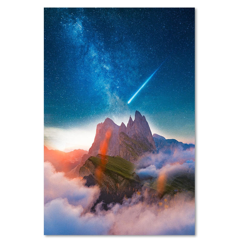 Dekoratīvais panelis - Comet Over The Mountains 