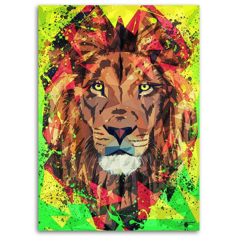 Dekoratīvais panelis - Painted Lion 