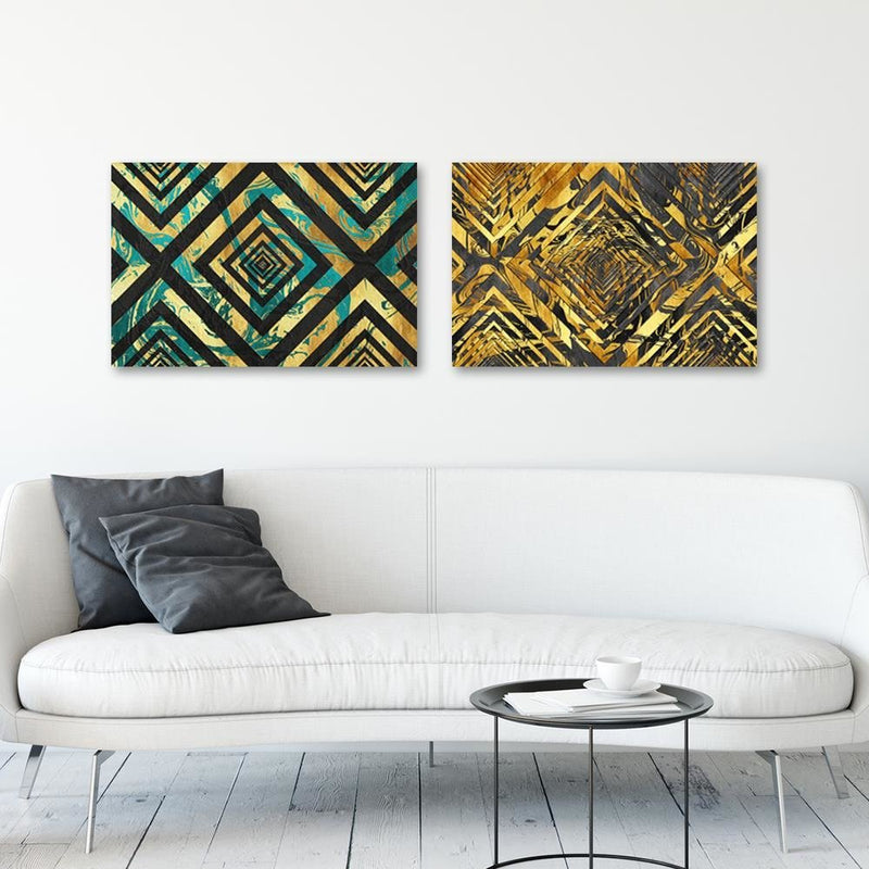 Dekoratīvais panelis - Abstraction With A Black Pattern 