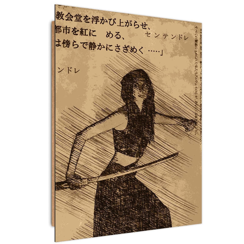 Dekoratīvais panelis - Samurai Woman 