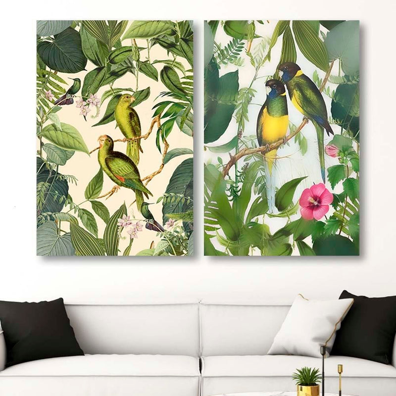 Dekoratīvais panelis - Exotic Birds 