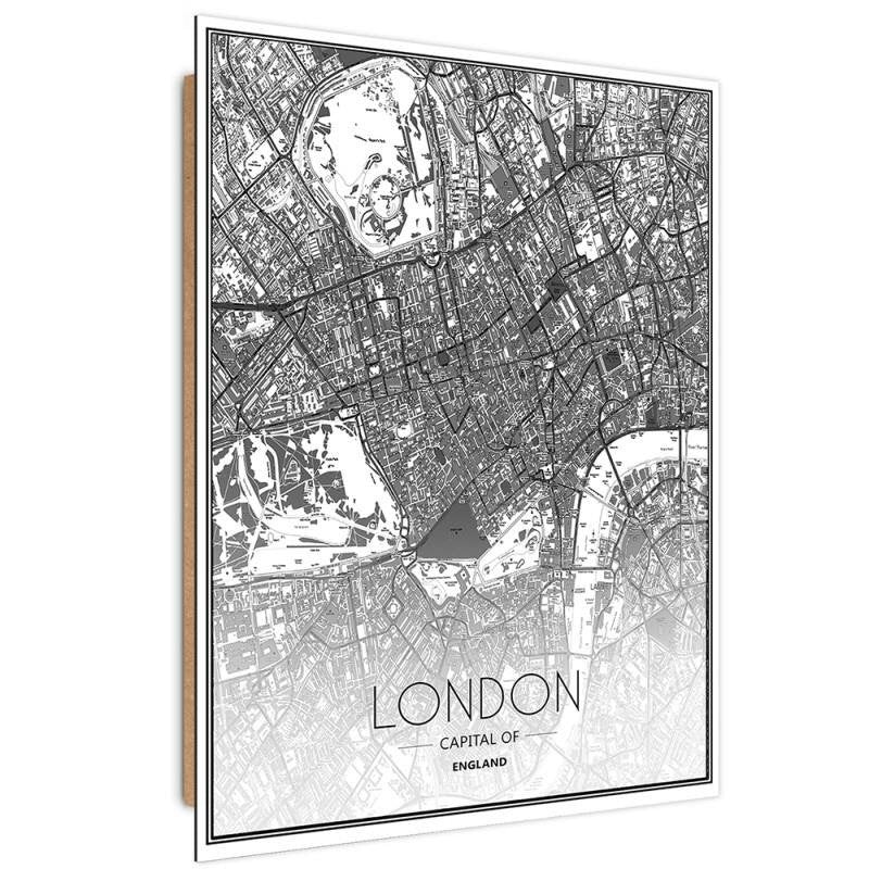 Dekoratīvais panelis - Map Of London 
