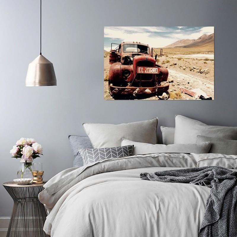 Dekoratīvais panelis - Car In The Desert 